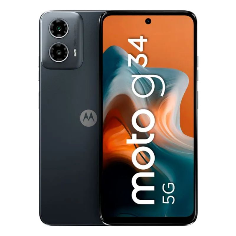 MOTOROLA - CELULAR MOTOROLA MOTO G34 5G 8GB RAM 256GB ROM - NEGRO