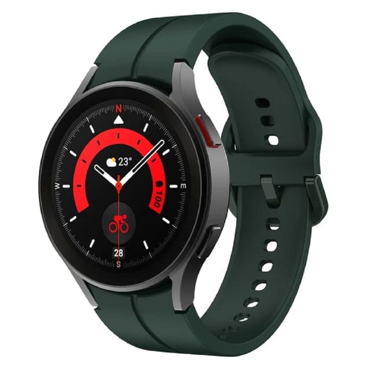 GENERICO - CORREA DE GOMA PARA SAMSUNG WATCH 4 - 5 - 5 PRO - 6 VERDE