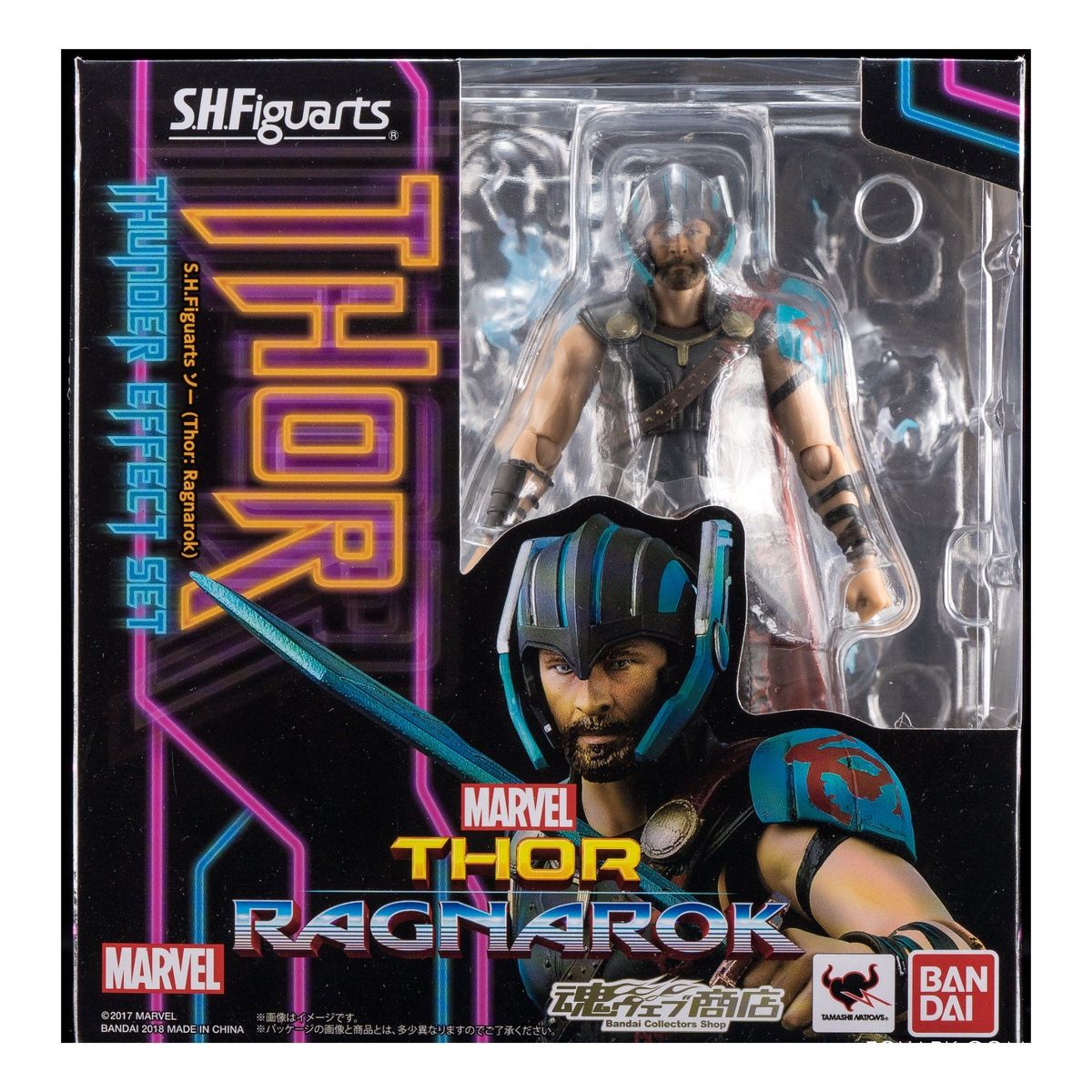 BANDAI - Thor Ragnarok SH Figuarts & Effect Thunderbolt  Rayos
