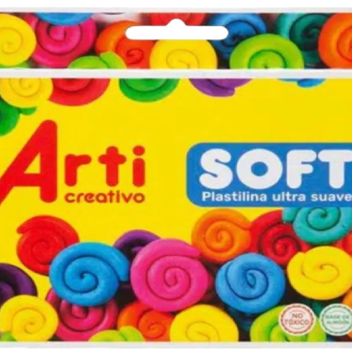 GENERICO - 12 Plastelina Soft Jumbo Arti Creativo