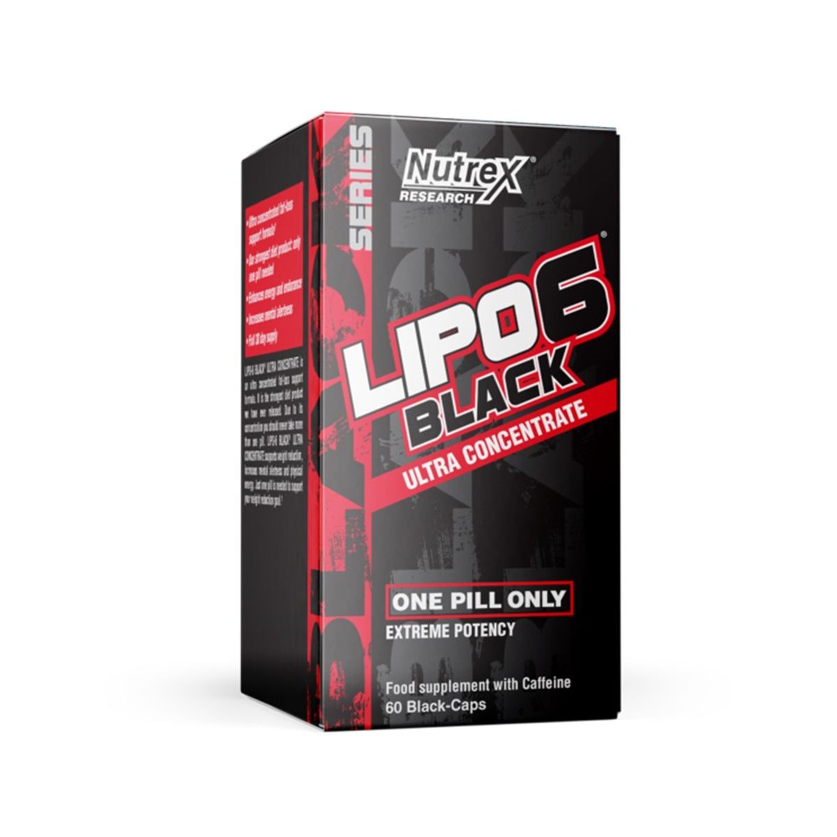NUTREX RESEARCH - Lipo6 Black 60 Cápsulas Quemador de Grasa Nutrex - Tienda Fisica