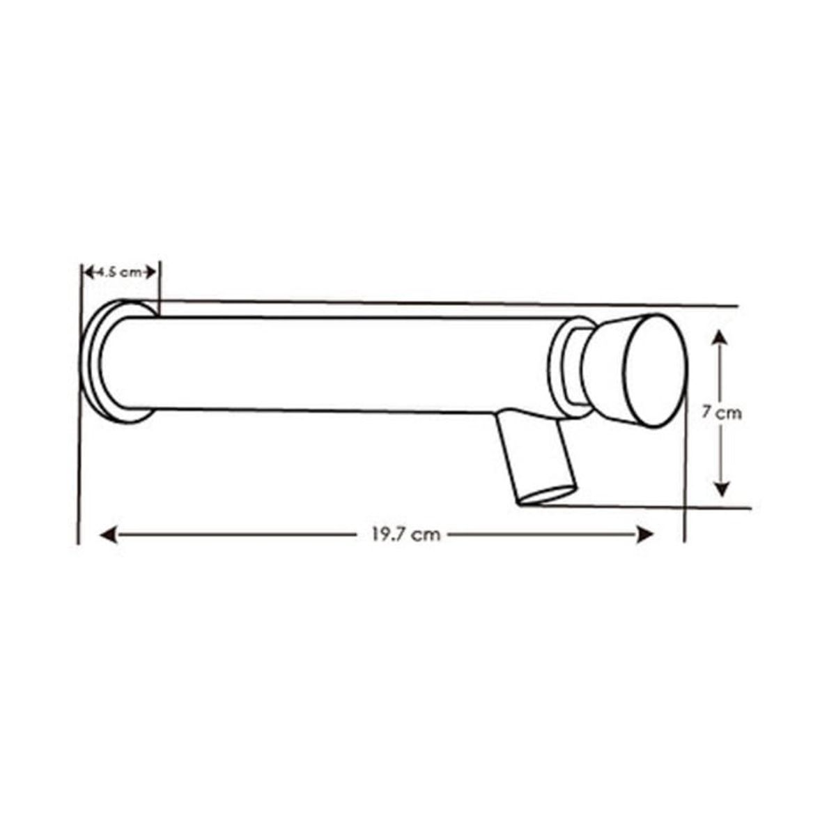 GENERICO - Grifería Temporizada en Bronce Cromado