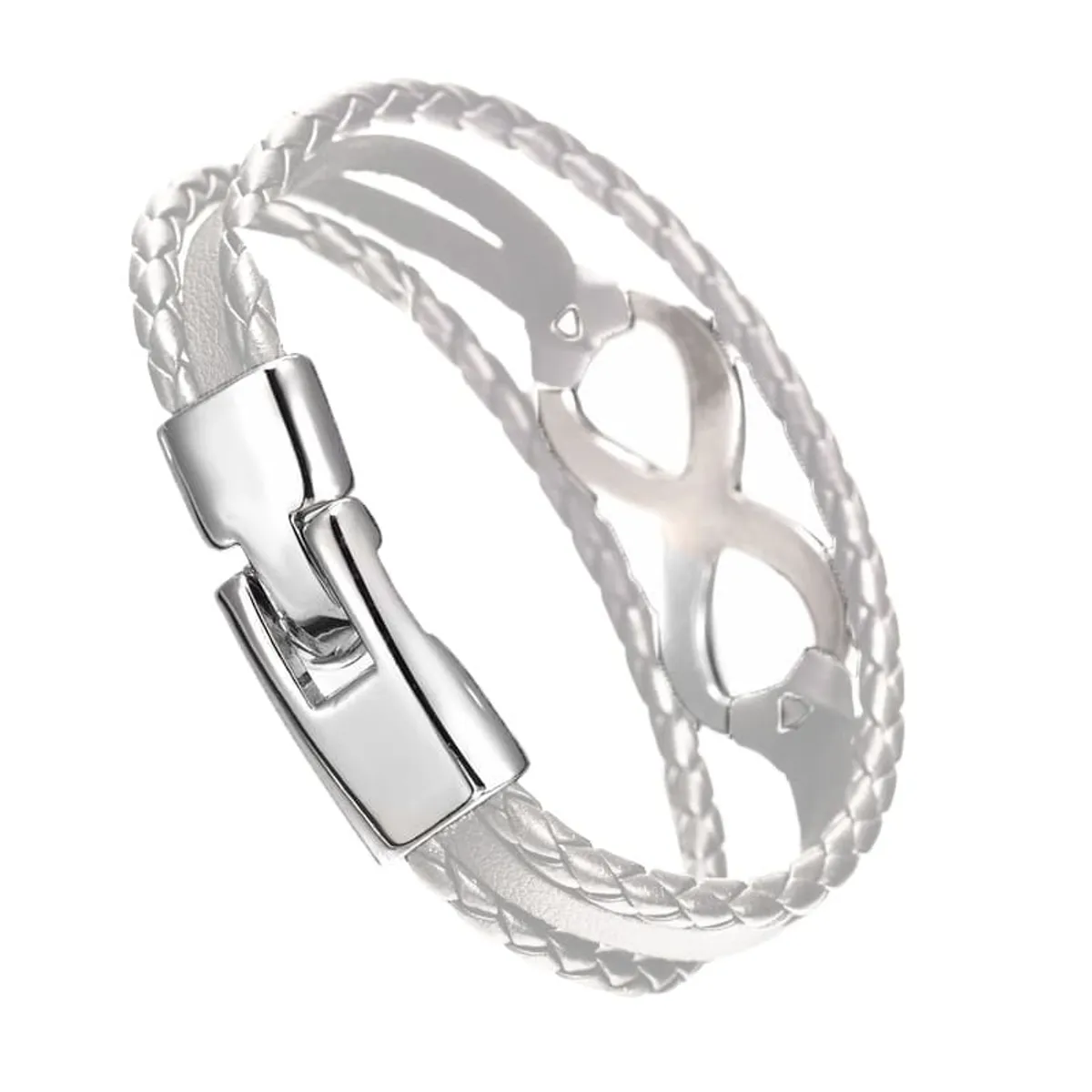 GENERICO - Pulsera de Cuero Unisex - Infinito