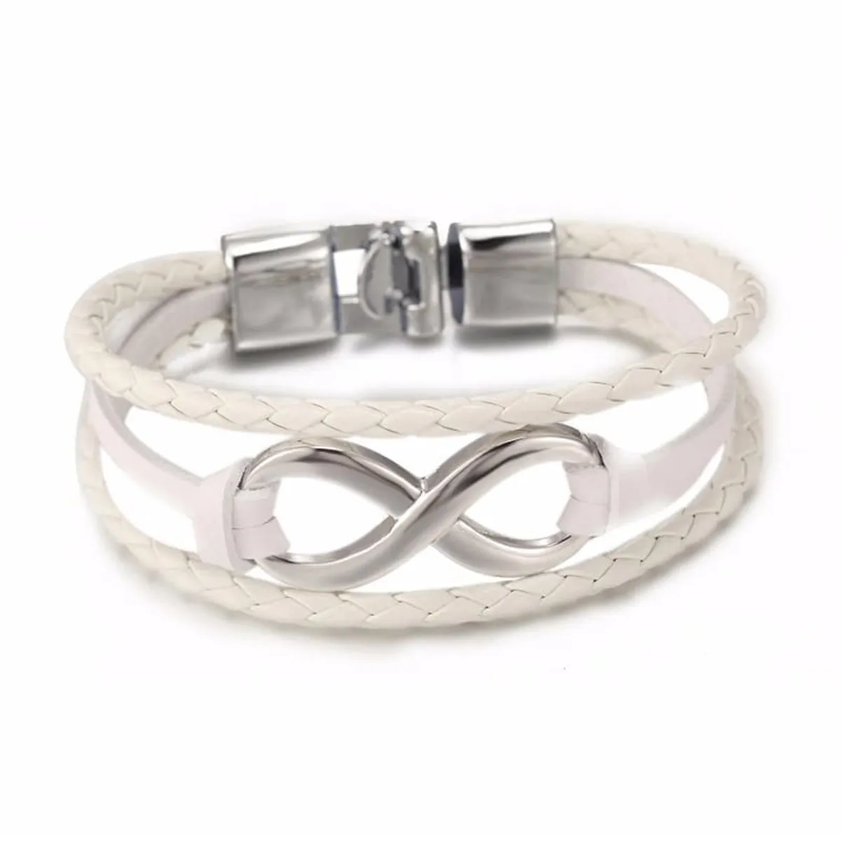 GENERICO - Pulsera de Cuero Unisex - Infinito