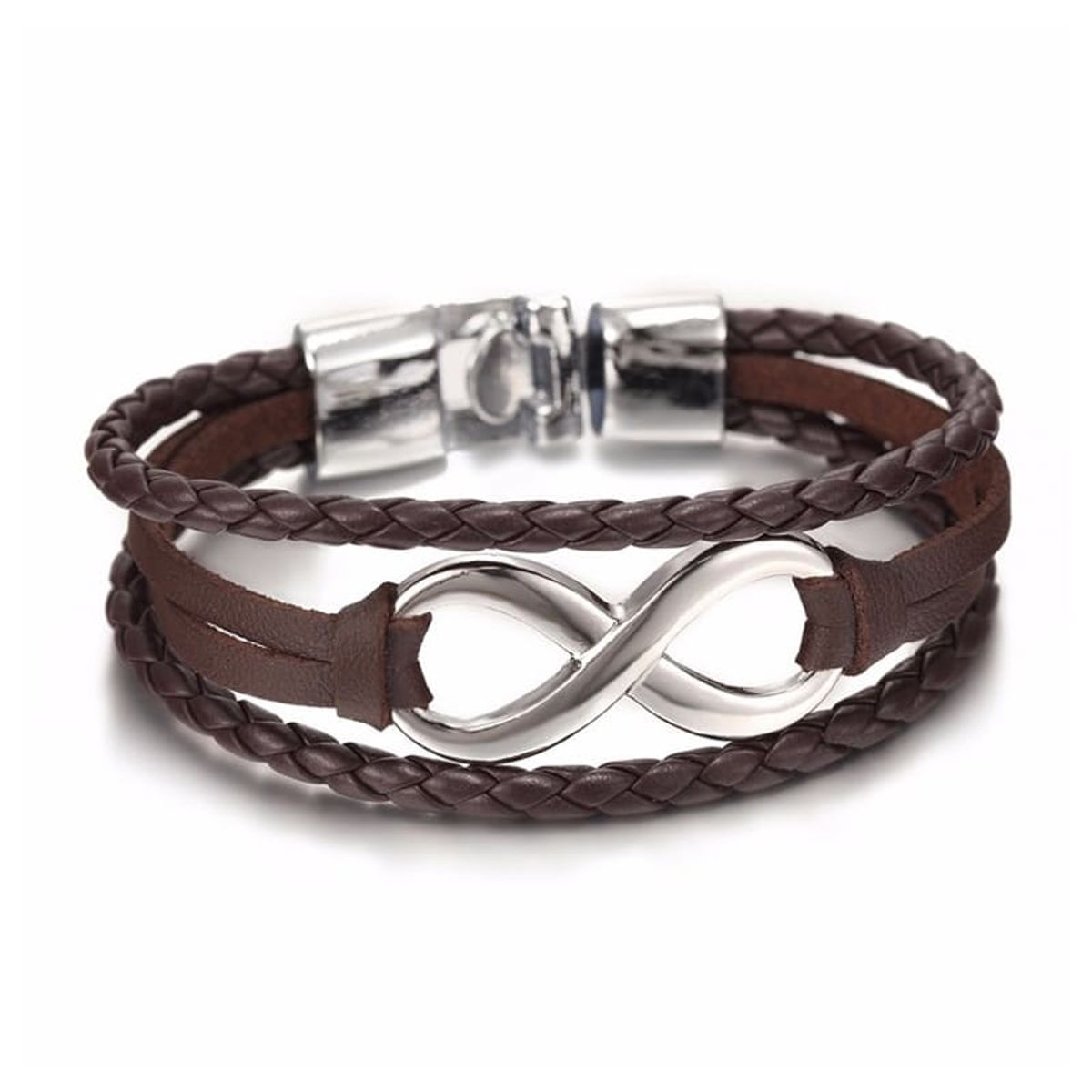 GENERICO - Pulsera de Cuero Unisex - Infinito