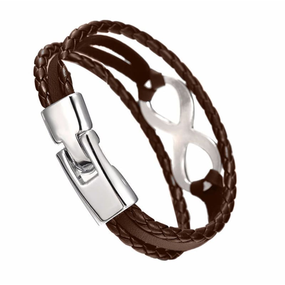 GENERICO - Pulsera de Cuero Unisex - Infinito
