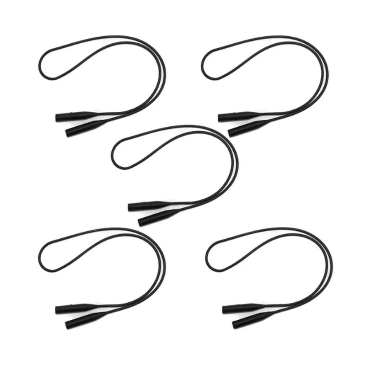 GENERICO - Setx5 Holder de Silicona para Lentes - Negro