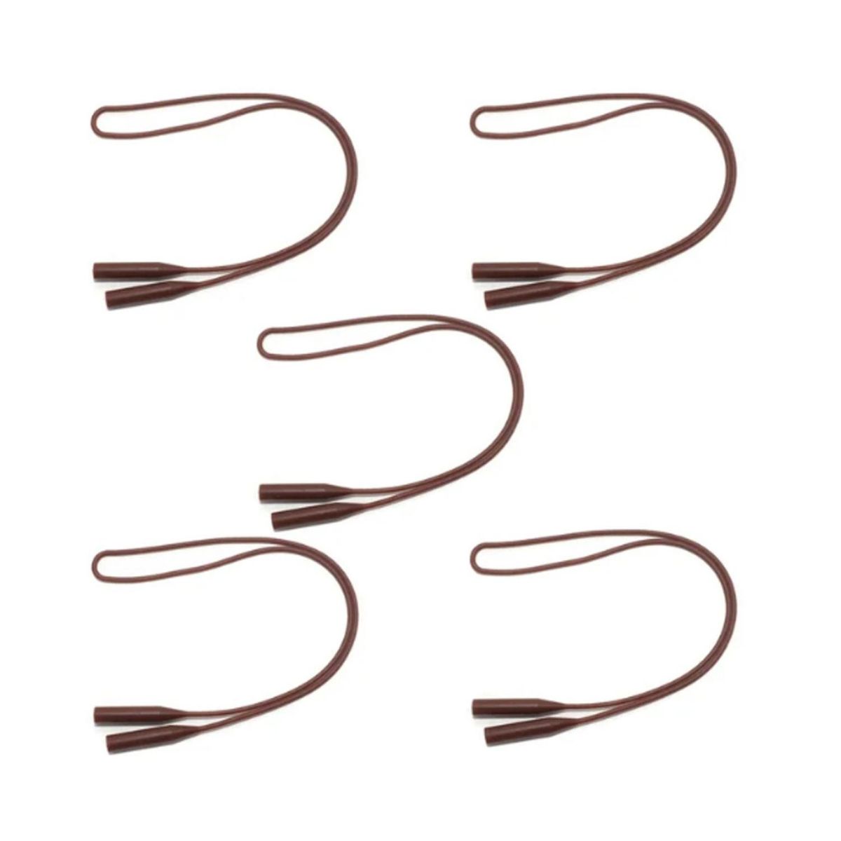 GENERICO - Setx5 Holder de Silicona para Lentes - Marron