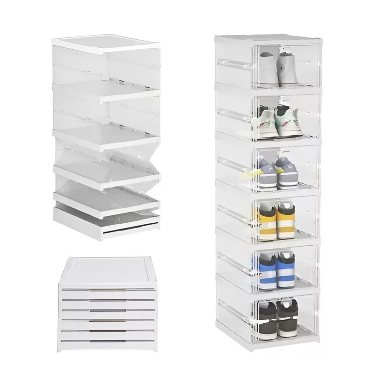 GENERICO - Zapatera Plegable 6 Niveles Organizador de Zapatos