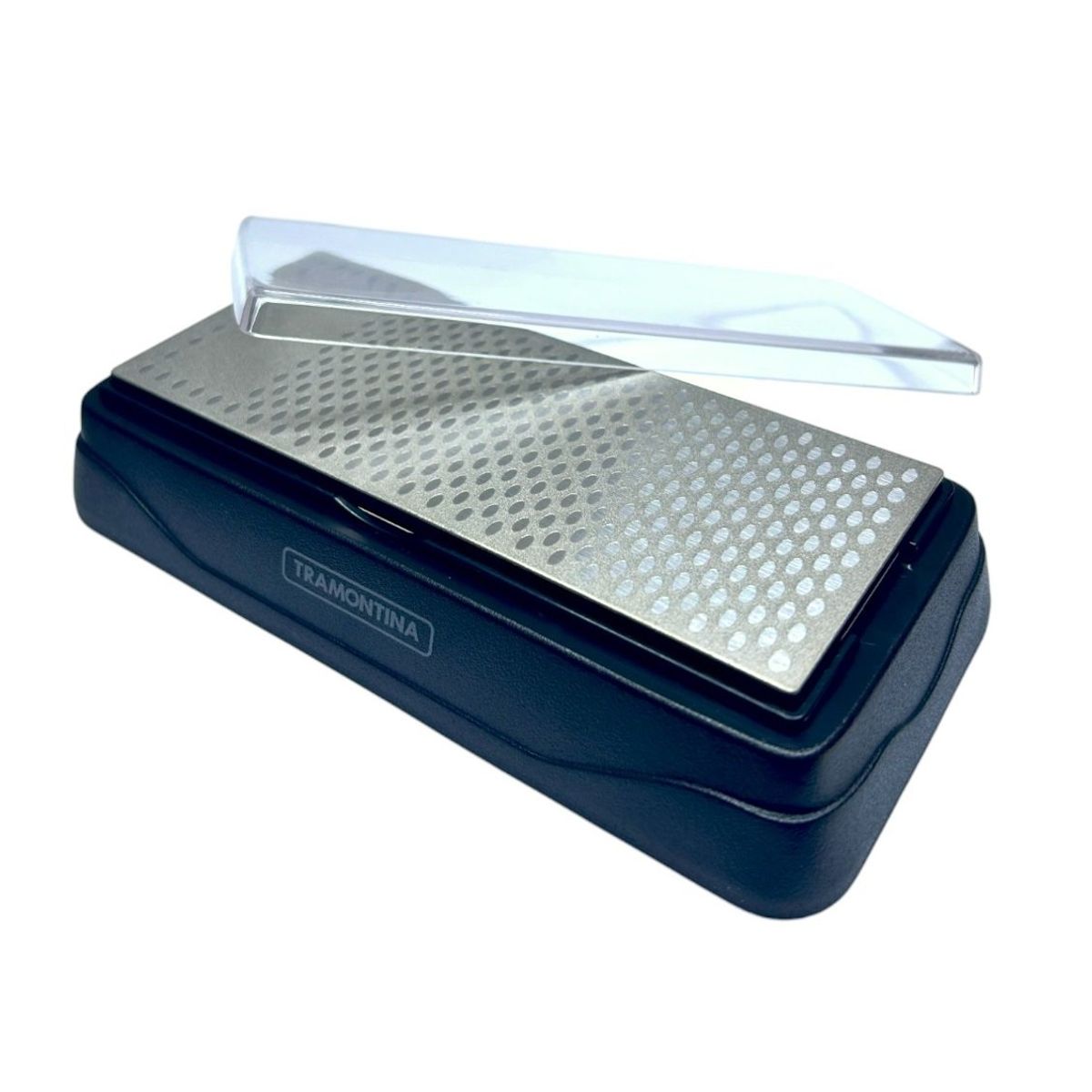 TRAMONTINA - Afilador de Cuchillos Profio Doble Faz Diamantado con Tapa de Plástico