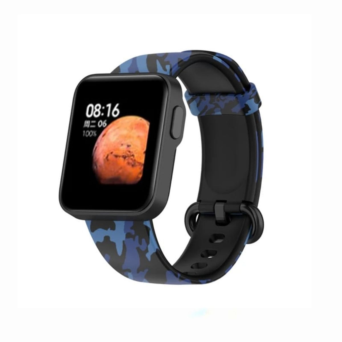 GENERICO - Correa de Silicona Para Xiaomi Watch 2 Lite - Camuflado Azul