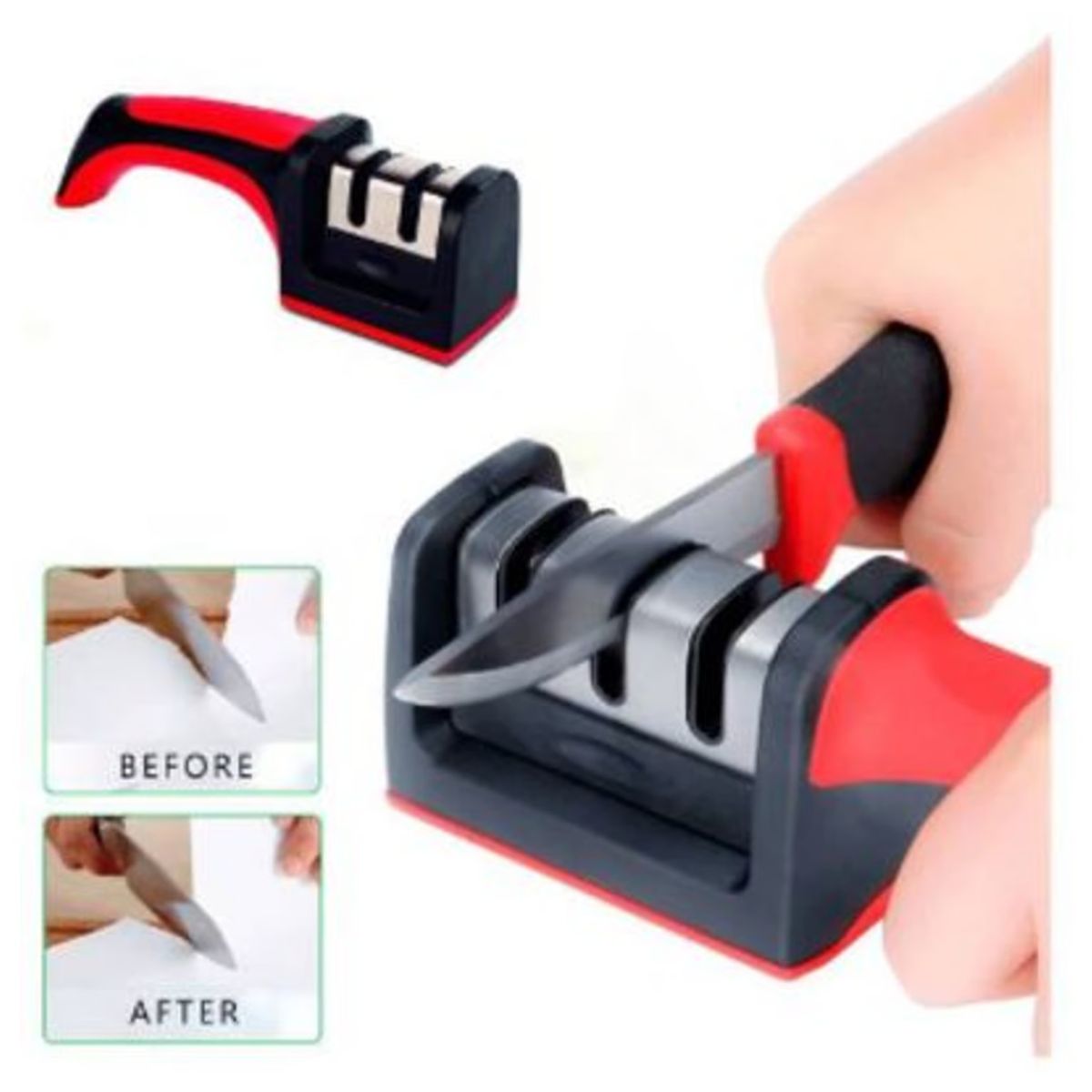 GENERICO - Afilador de cuchillos molinillo afilador