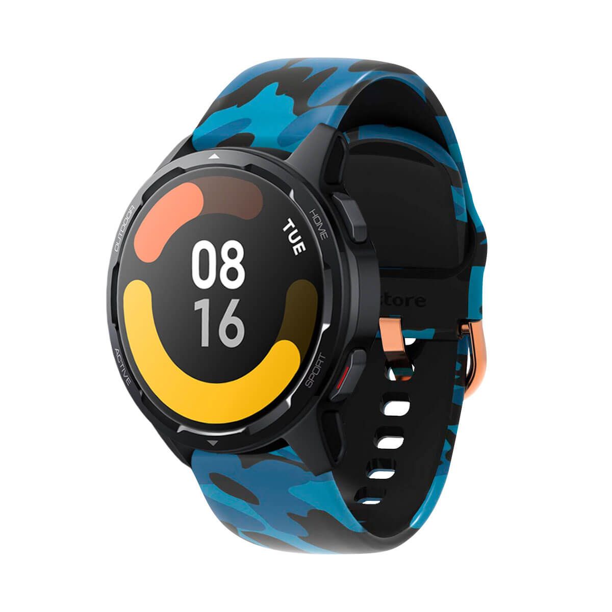 GENERICO - Correa Para Xiaomi Watch S1 Active Camuflado  Azul