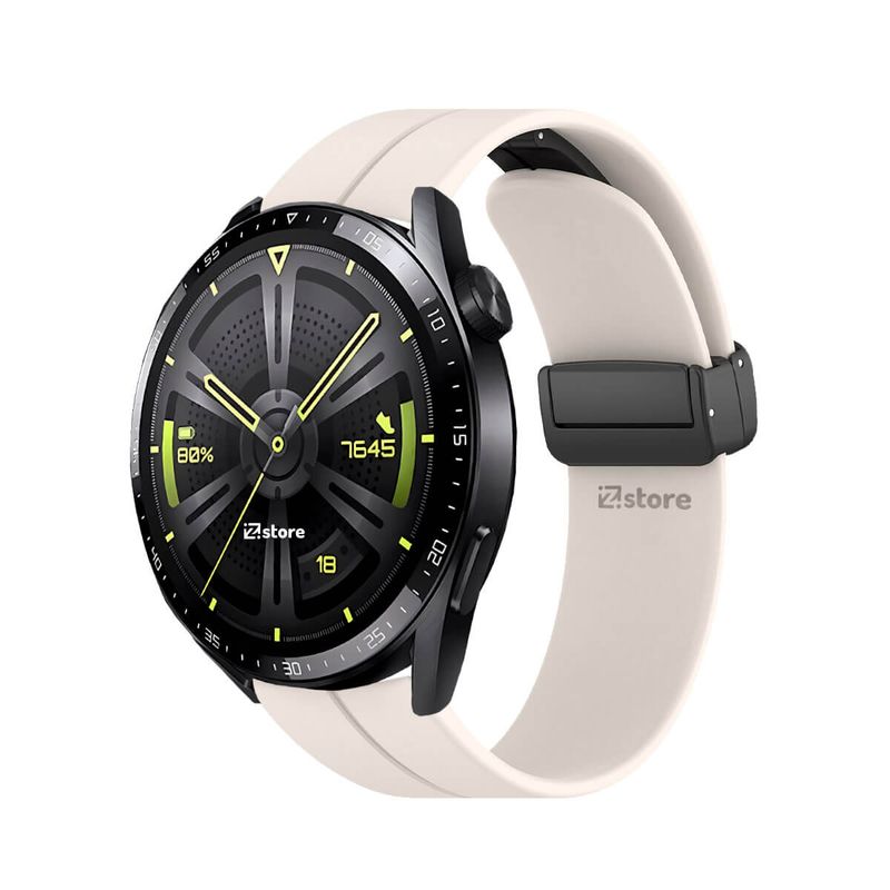 GENERICO - Correa Para Huawei Watch GT3 Broche Magnético Crema