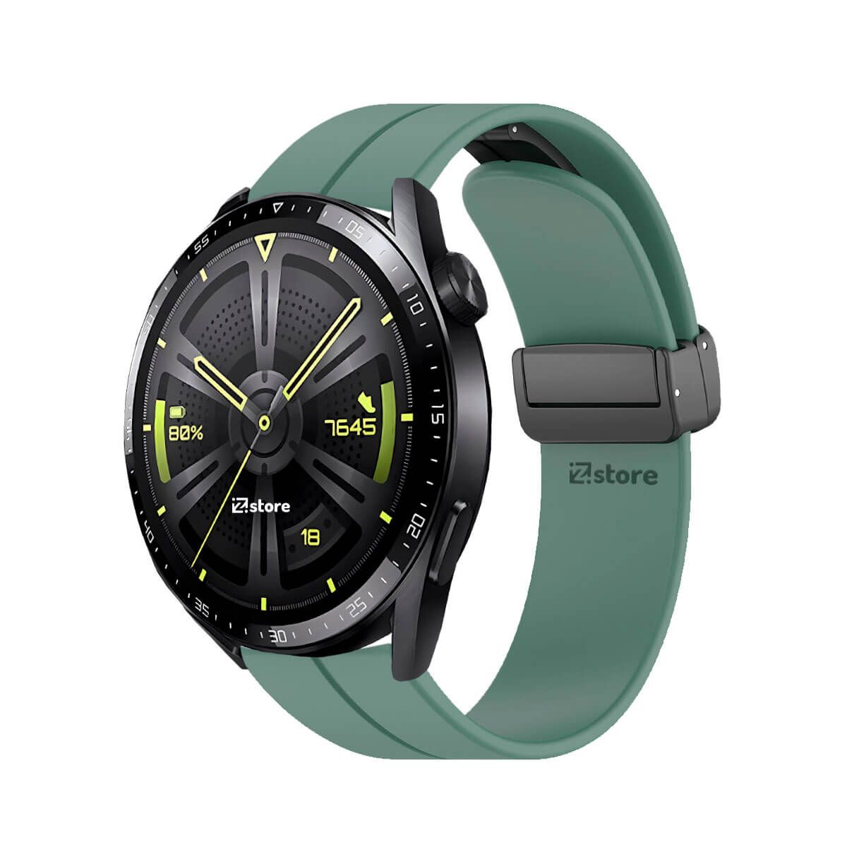 GENERICO - Correa Para Huawei Watch GT3 Broche Magnético Verde Pino