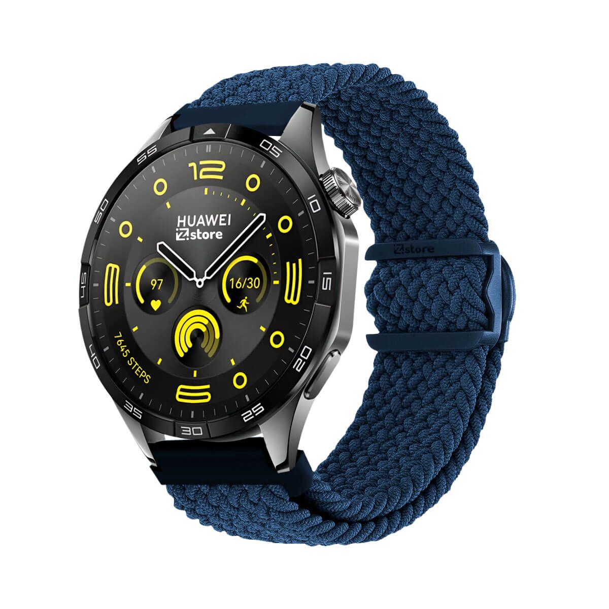 GENERICO - Correa de Nylon Para Huawei Watch GT4 46mm Azul Oscuro