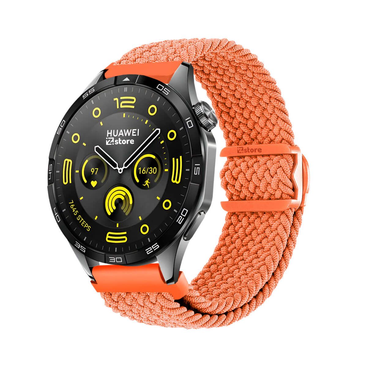 GENERICO - Correa de Nylon Para Huawei Watch GT4 46mm Naranja