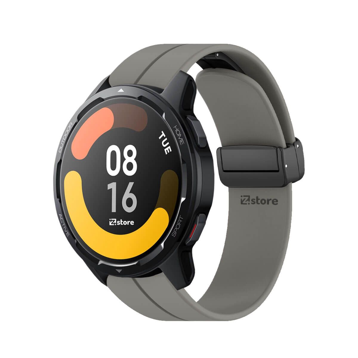 GENERICO - Correa Para Xiaomi Watch S1 Active Broche Magnético Gris Oscuro