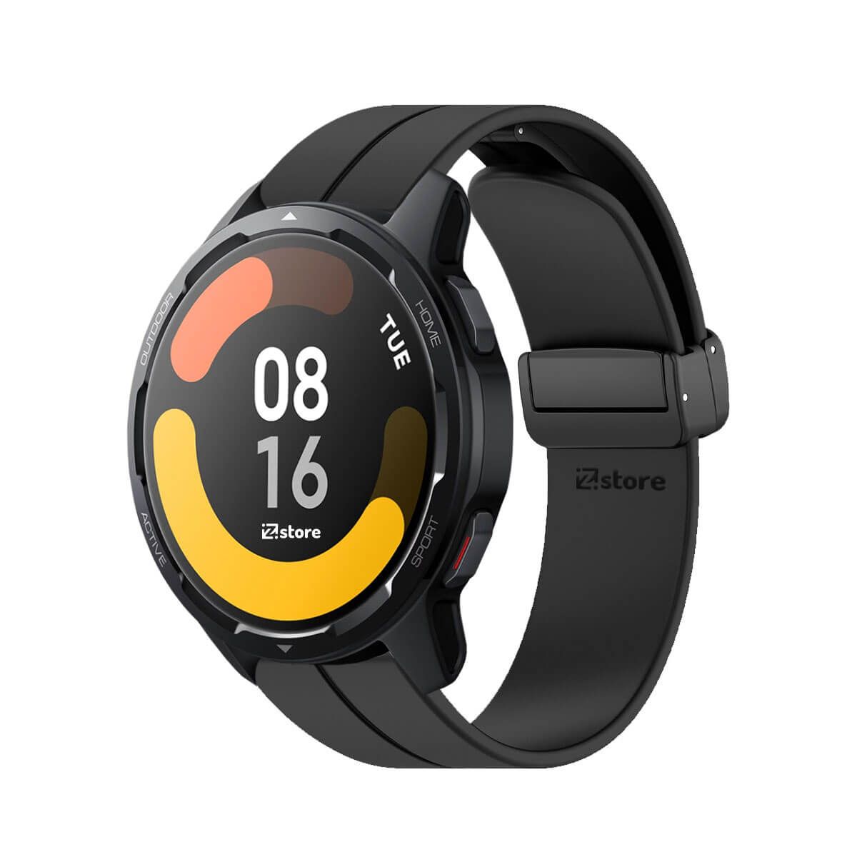 GENERICO - Correa Para Xiaomi Watch S1 Active Broche Magnético Negro