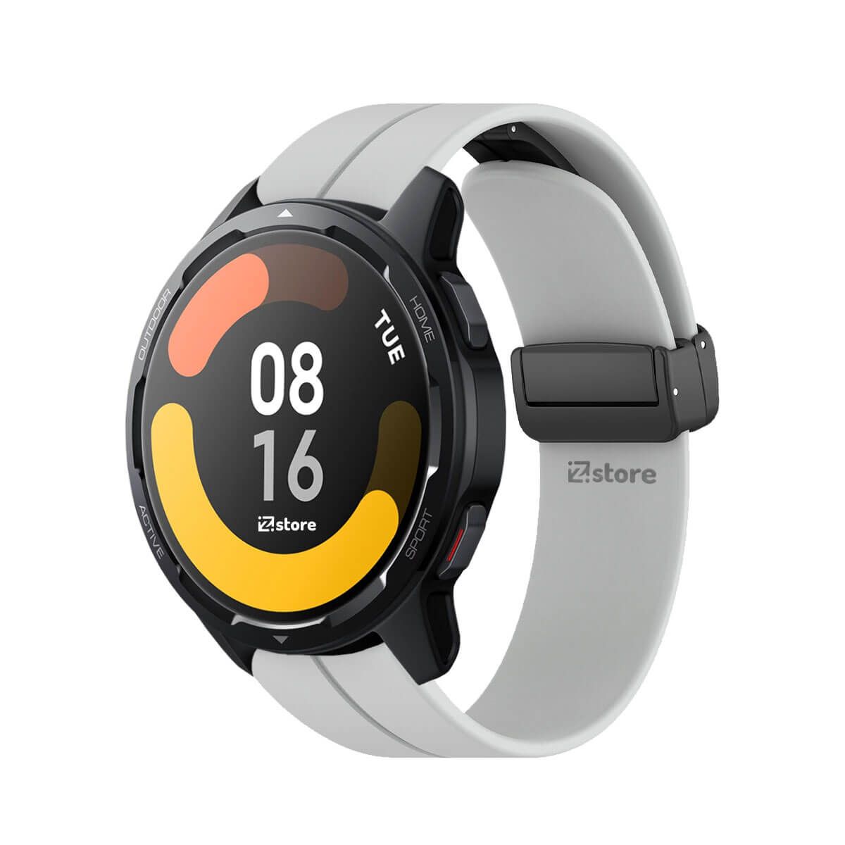 GENERICO - Correa Para Xiaomi Watch S1 Active Broche Magnético Gris