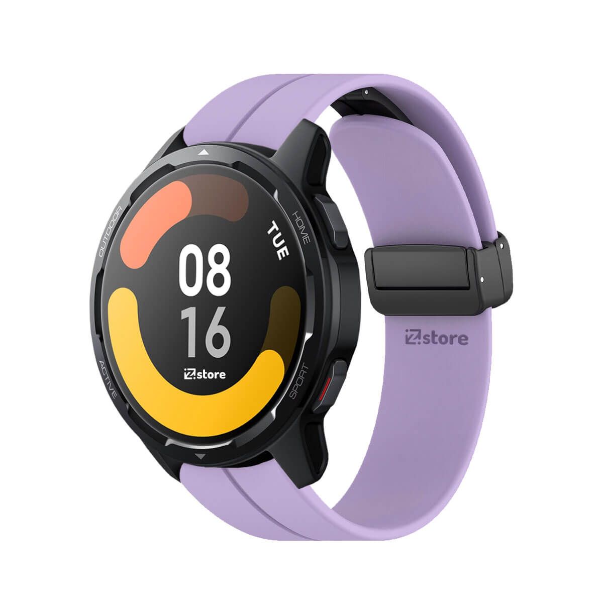 GENERICO - Correa Para Xiaomi Watch S1 Active Broche Magnético Lila
