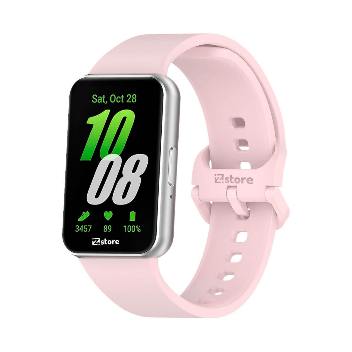 GENERICO - Correa Silicona Para Samsung Galaxy Fit 3  Rosado