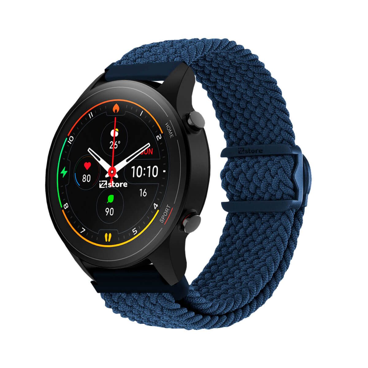GENERICO - Correa de Nylon Para Xiaomi Mi Watch Color Azul Oscuro
