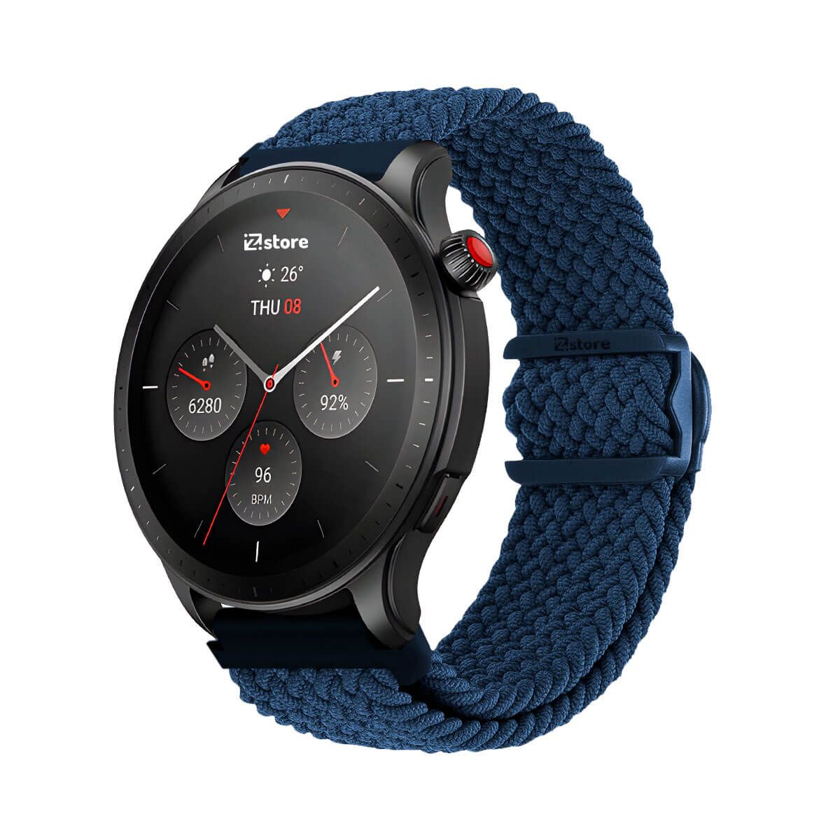 GENERICO - Correa de Nylon Para Amazfit GTR4 Azul Oscuro