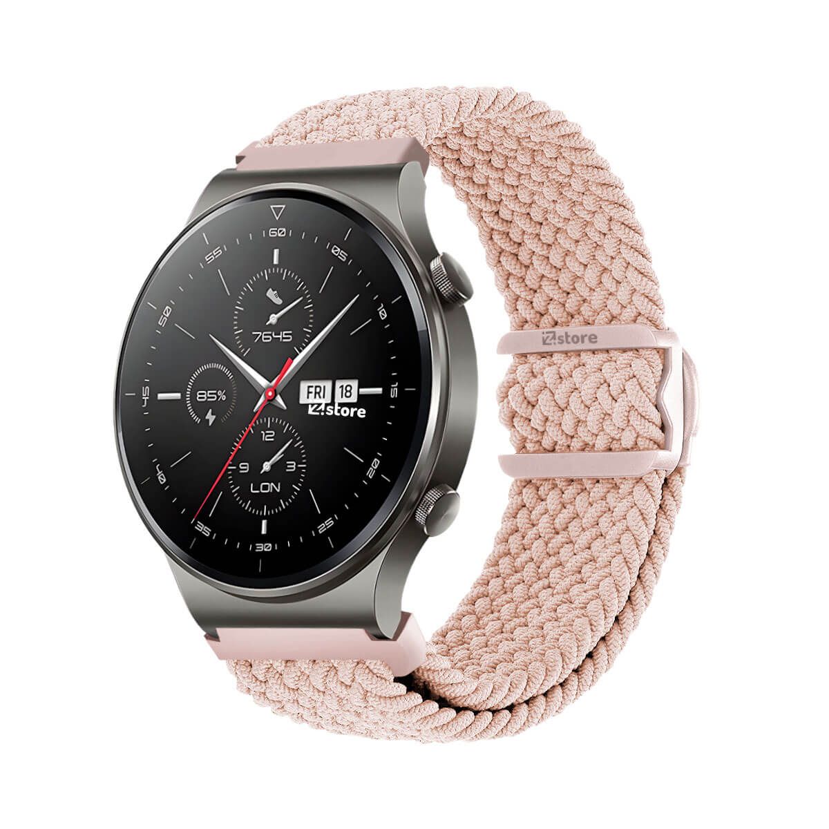 GENERICO - Correa de Nylon Para Huawei Watch GT2 Pro Rosa