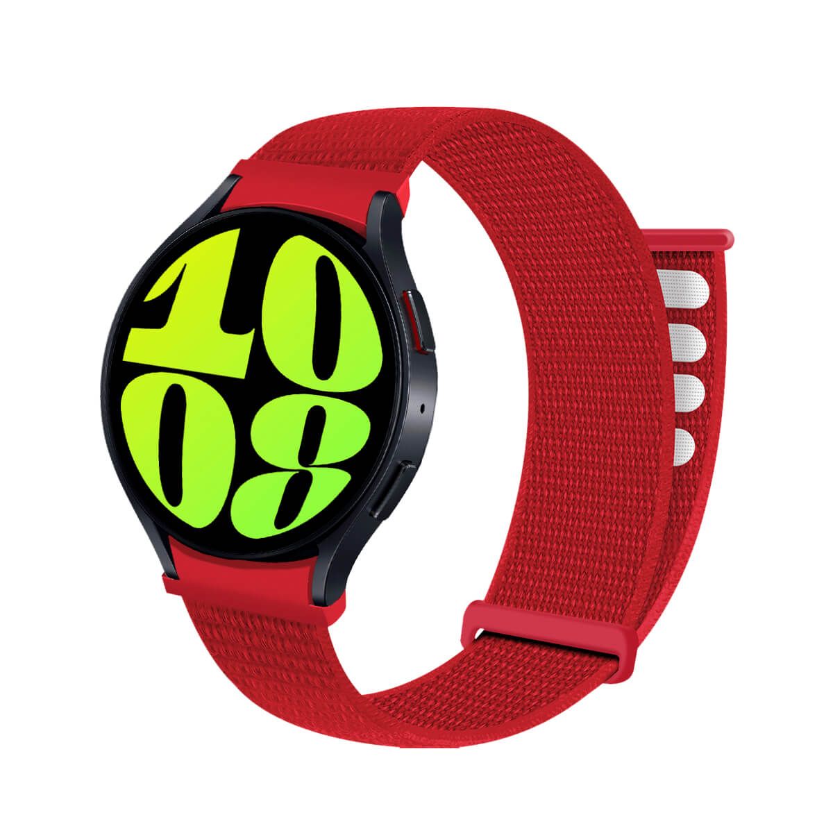 GENERICO - Correa de Nylon Para Samsung Galaxy Watch 6 Rojo