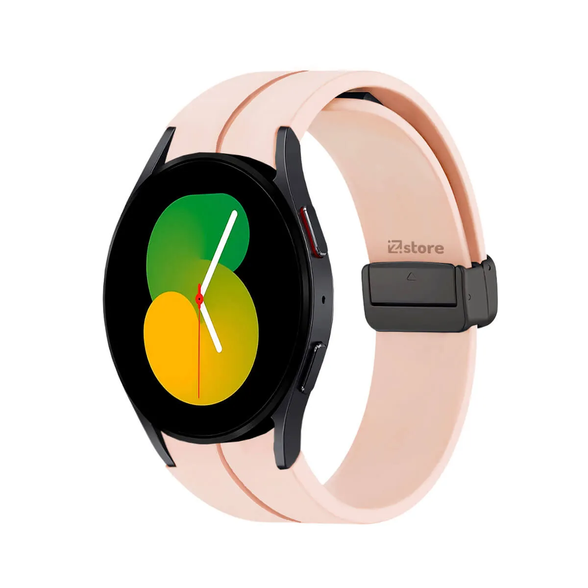 GENERICO - Correa Para Samsung Galaxy Watch 4 y 5 Broche Magnetico Azul Acero