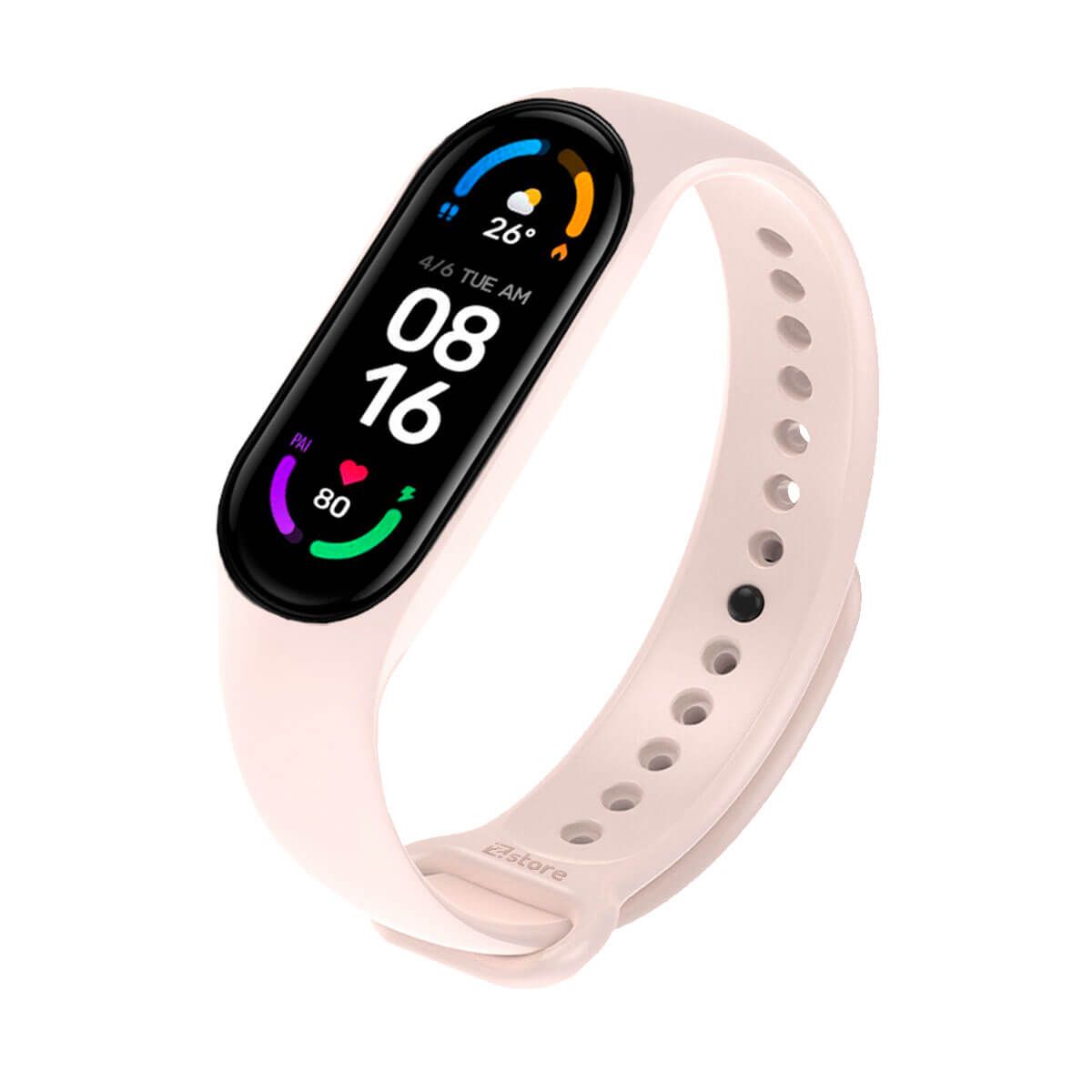 GENERICO - Correa Para Xiaomi Mi Band 5 y 6  Palo Rosa