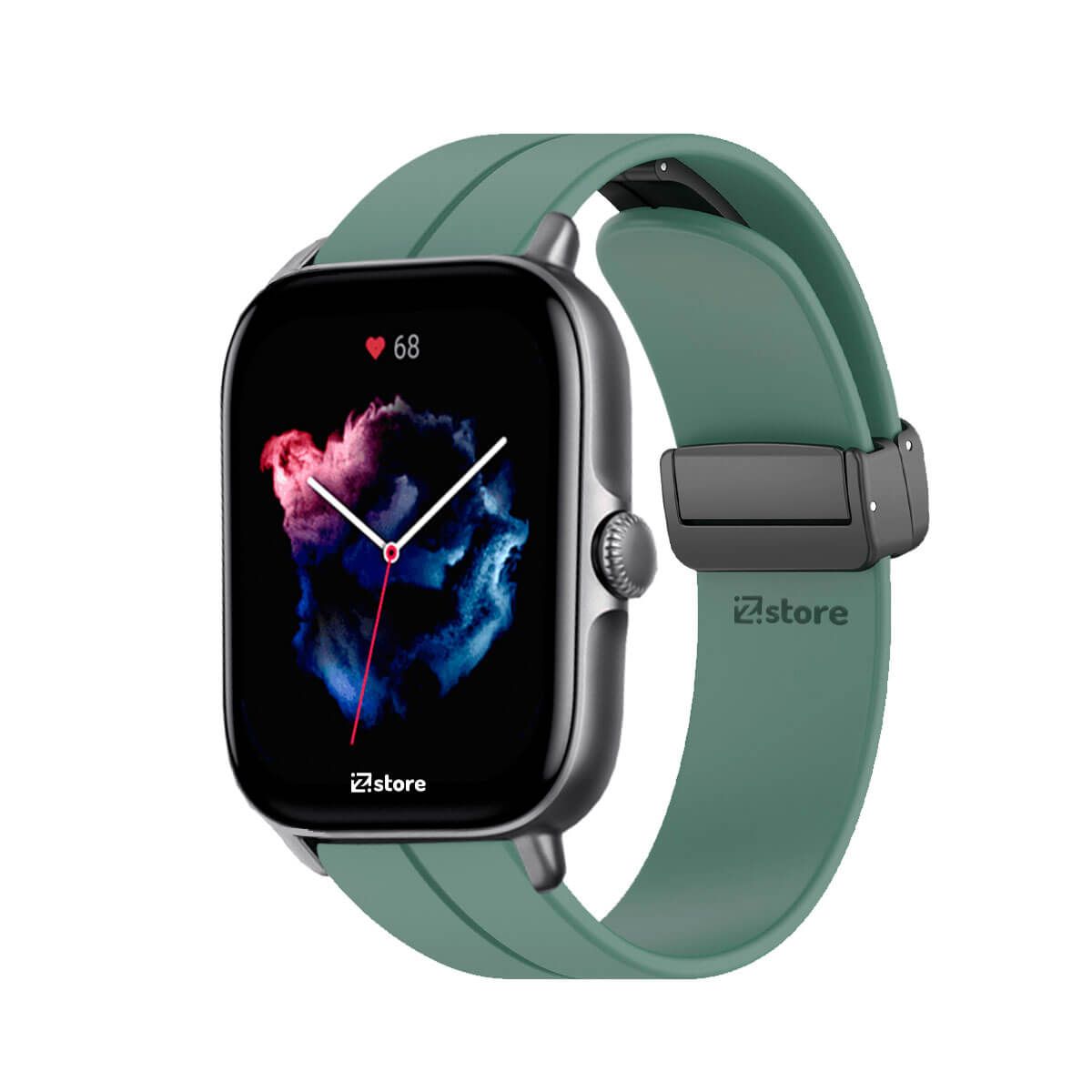 GENERICO - Correa Para Amazfit GTS3 Broche Magnético Verde Pino
