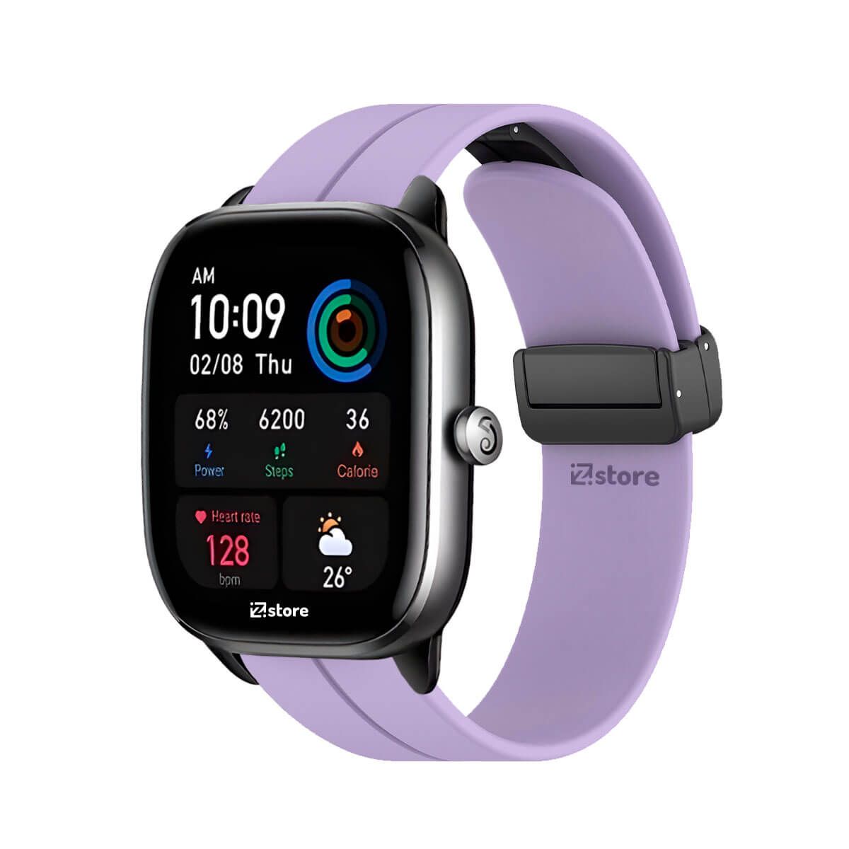 GENERICO - Correa Para Amazfit GTS4 Mini Broche Magnético Lila