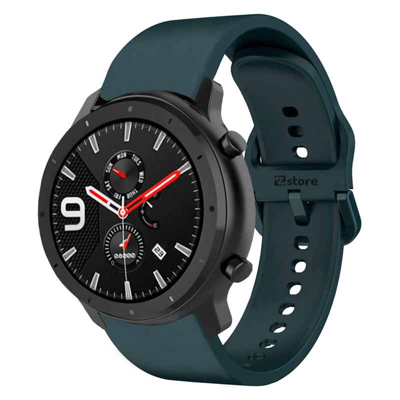 GENERICO - Correa Para Amazfit GTR Hebilla Verde Oscuro
