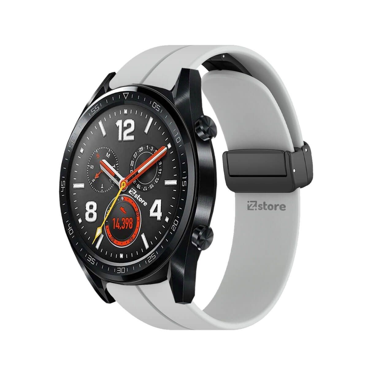GENERICO - Correa Para Huawei Watch GT Broche Magnético Gris
