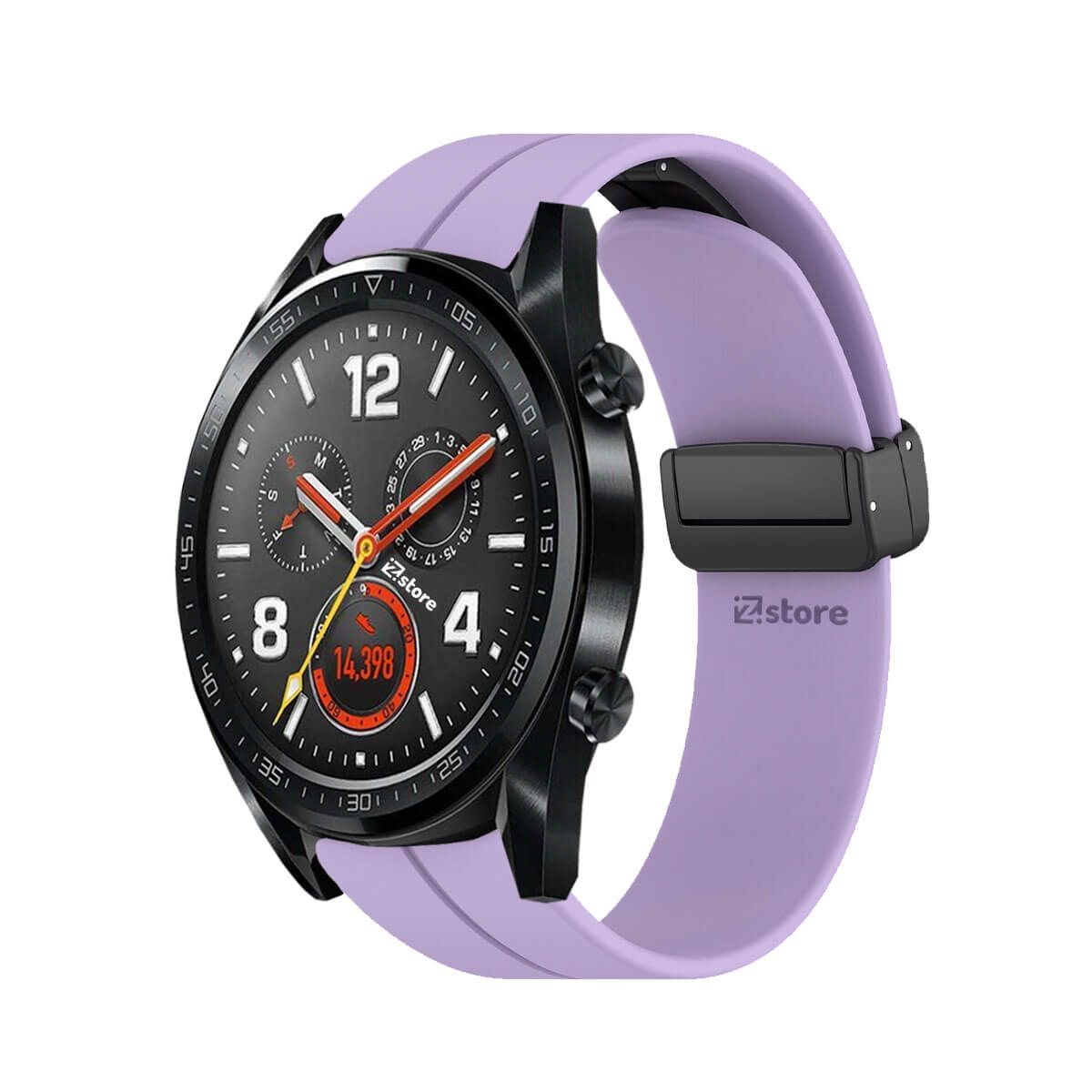 GENERICO - Correa Para Huawei Watch GT Broche Magnético Lila