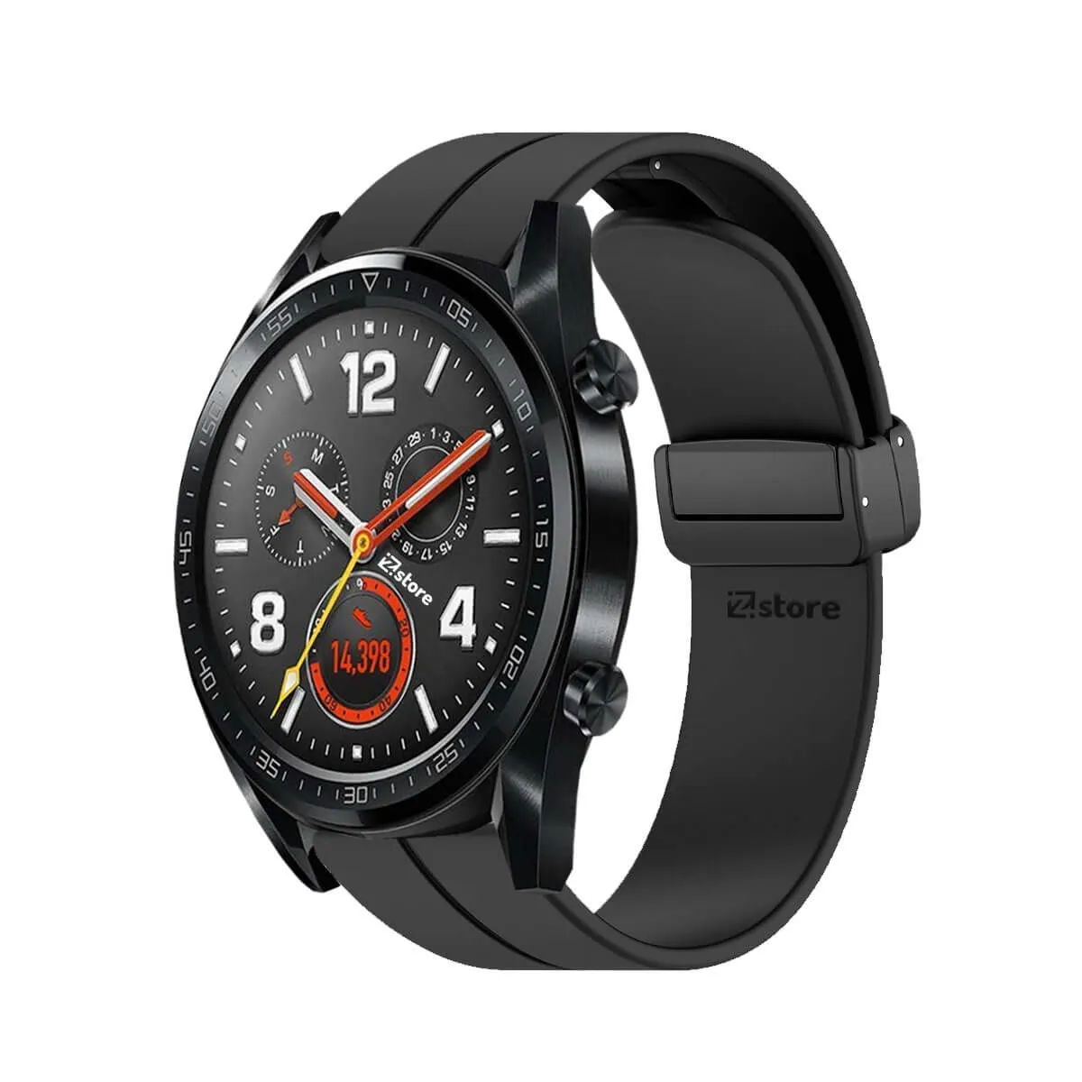 GENERICO - Correa Para Huawei Watch GT Broche Magnético Negro