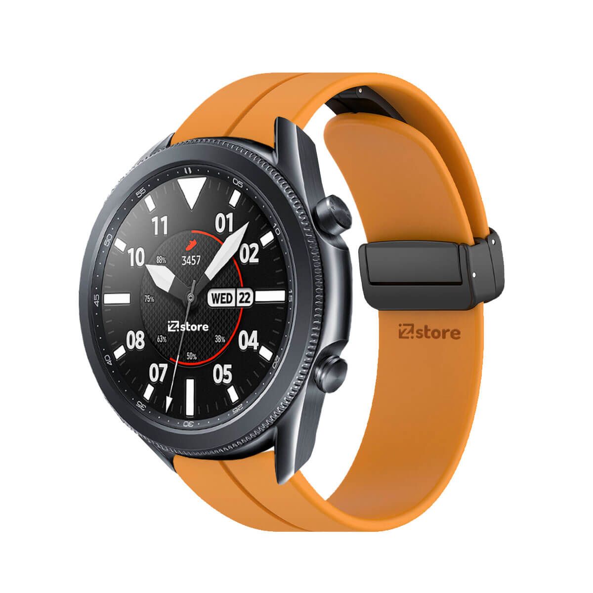 GENERICO - Correa Para Samsung Galaxy Watch 3 45MM Broche Magnético Papaya