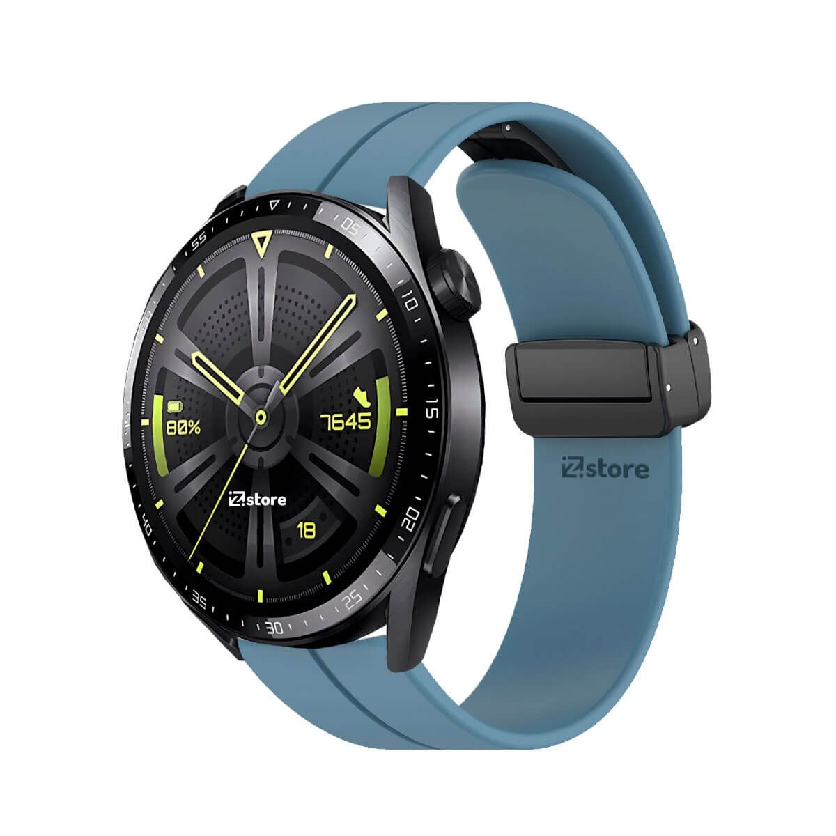 GENERICO - Correa Para Huawei Watch GT3 Broche Magnético Azul Acero