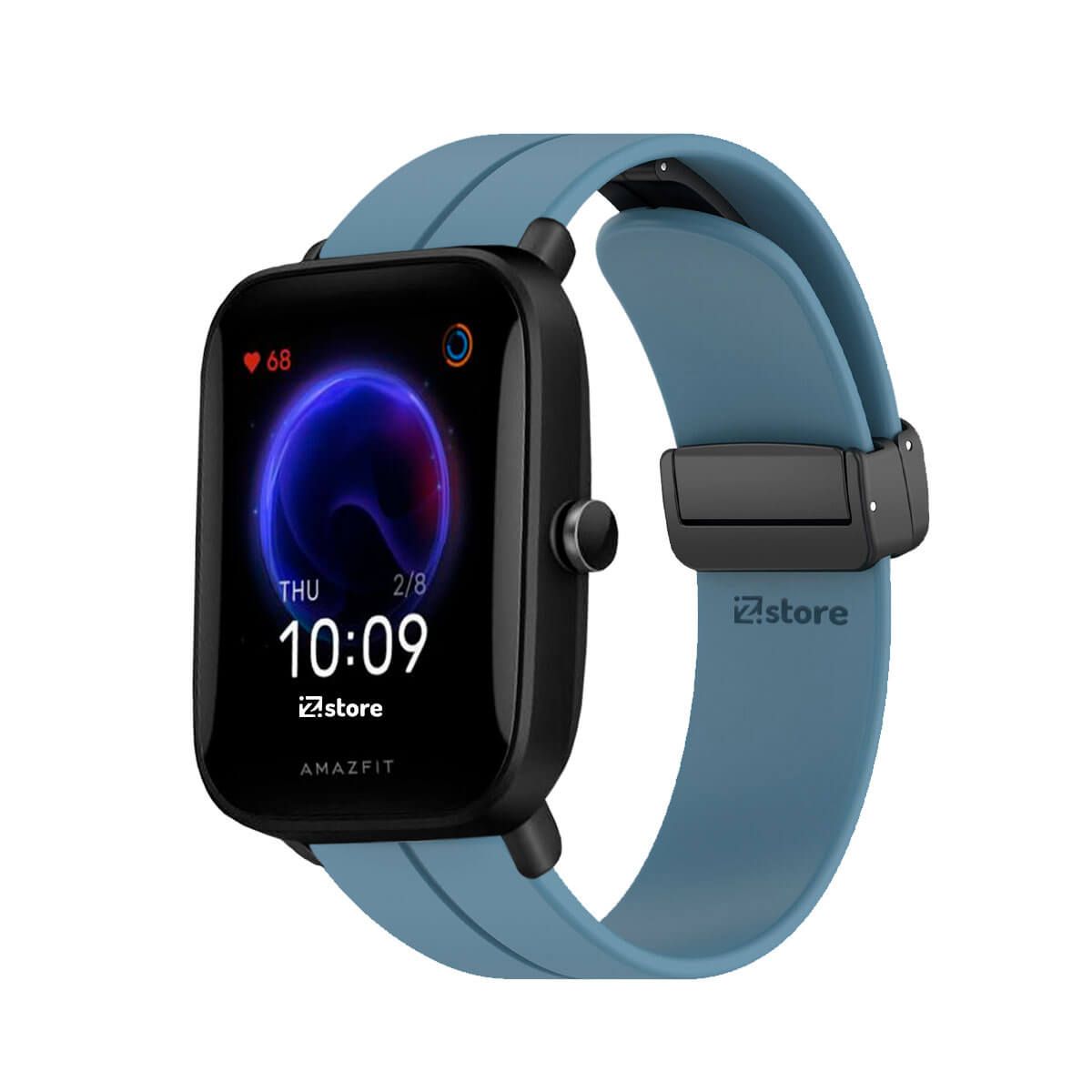 GENERICO - Correa Para Amazfit Bip U Broche Magnético Azul Acero