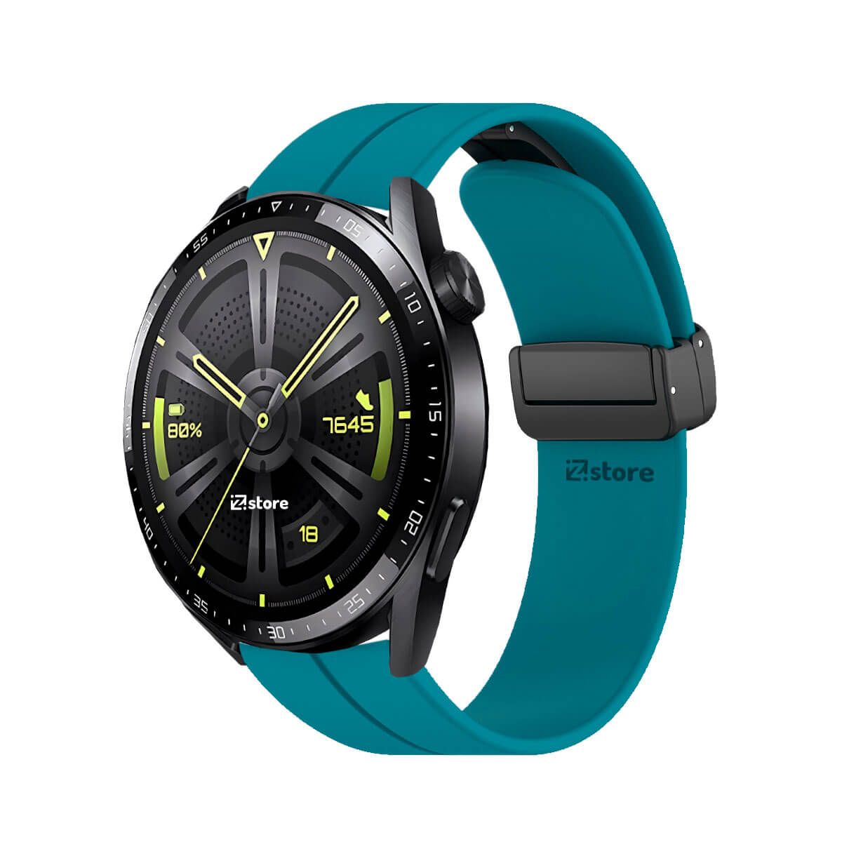GENERICO - Correa Para Huawei Watch GT3 Broche Magnético Azul Turquesa