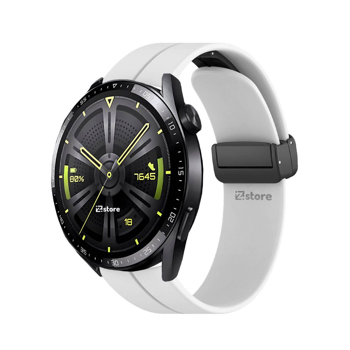 GENERICO - Correa Para Huawei Watch GT3 Broche Magnético Blanco