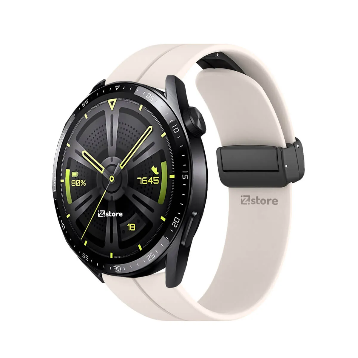 GENERICO - Correa Para Huawei Watch GT3 Broche Magnético Crema