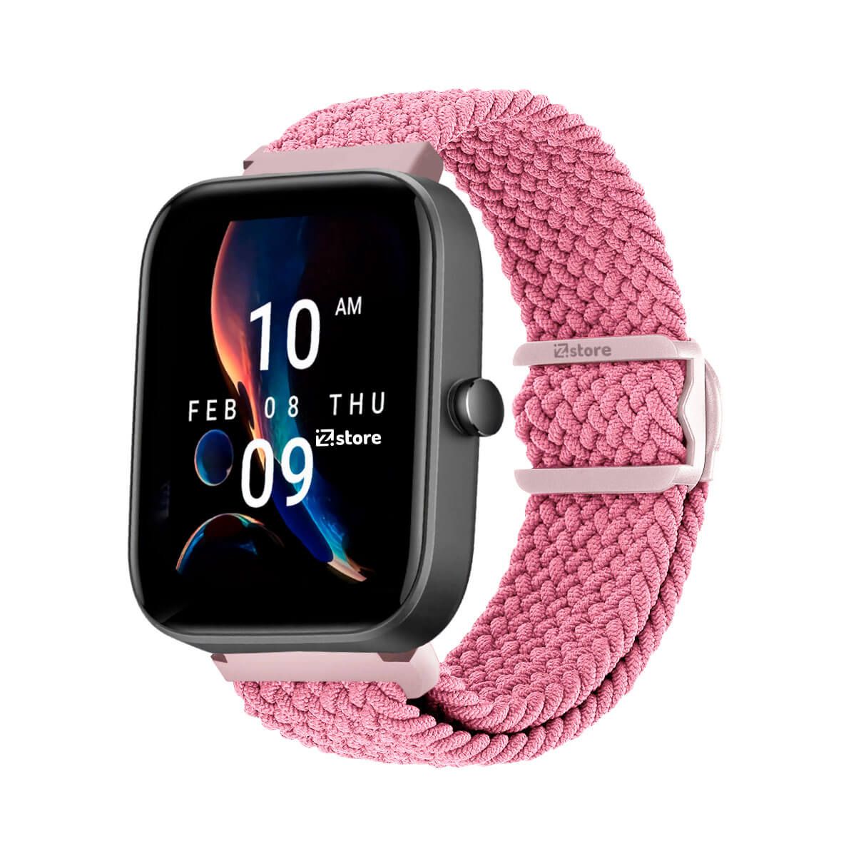 GENERICO - Correa de Nylon Amazfit Bip 3Bip 3 Pro Rosado