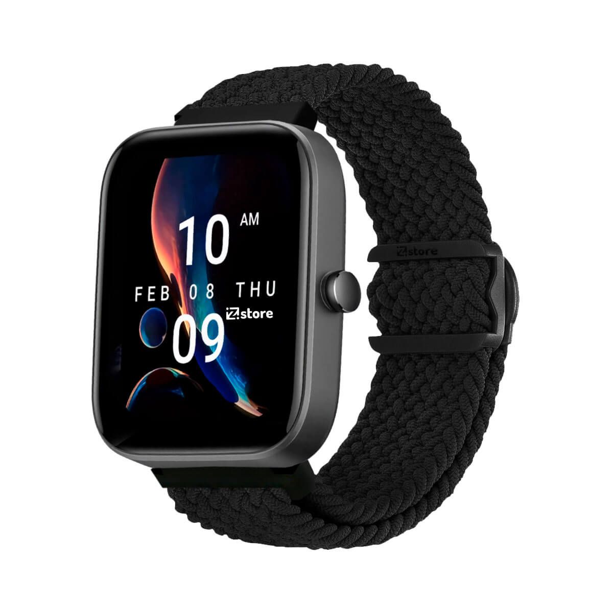 GENERICO - Correa de Nylon Amazfit Bip 3Bip 3 Pro Negro