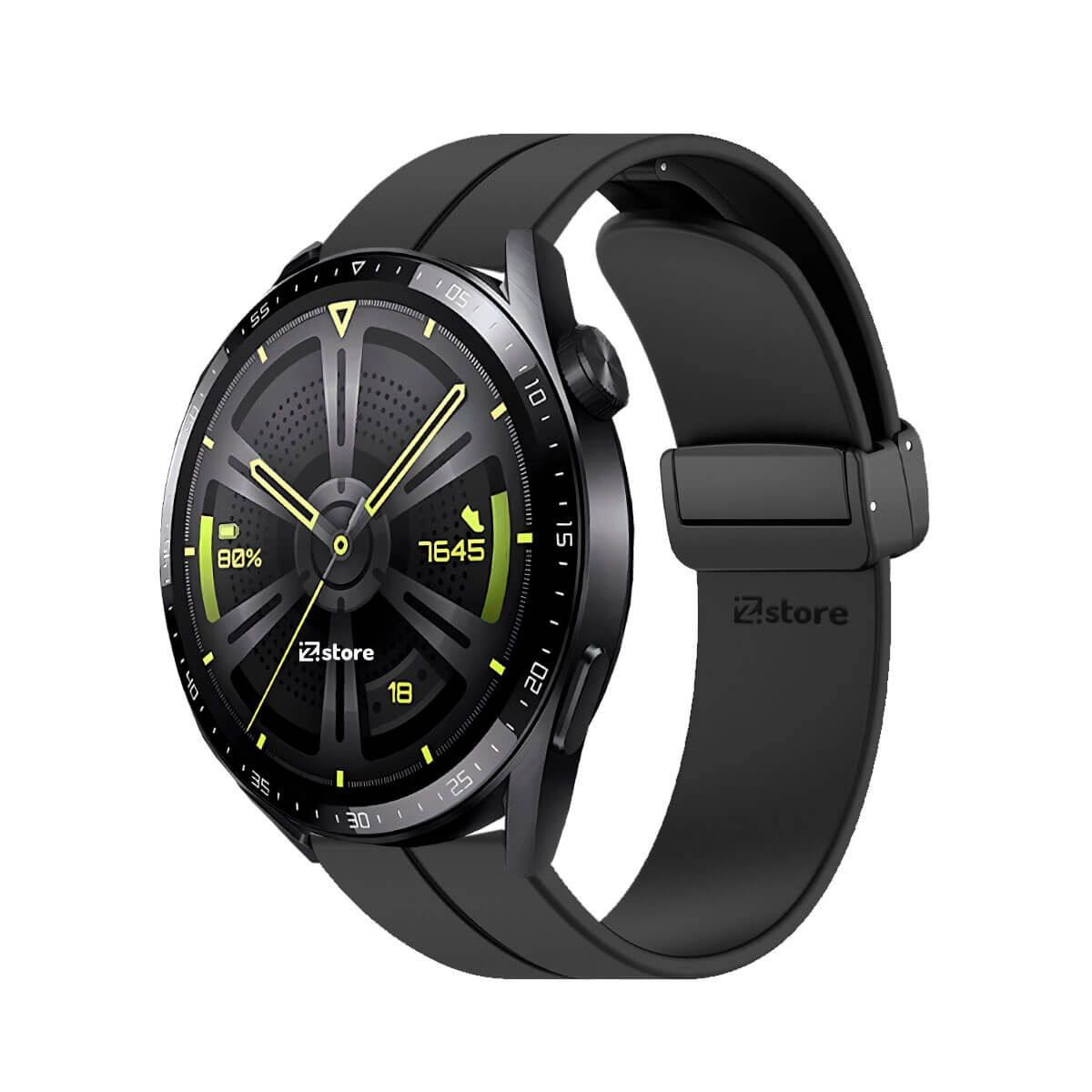 GENERICO - Correa Para Huawei Watch GT3 Broche Magnético Negro