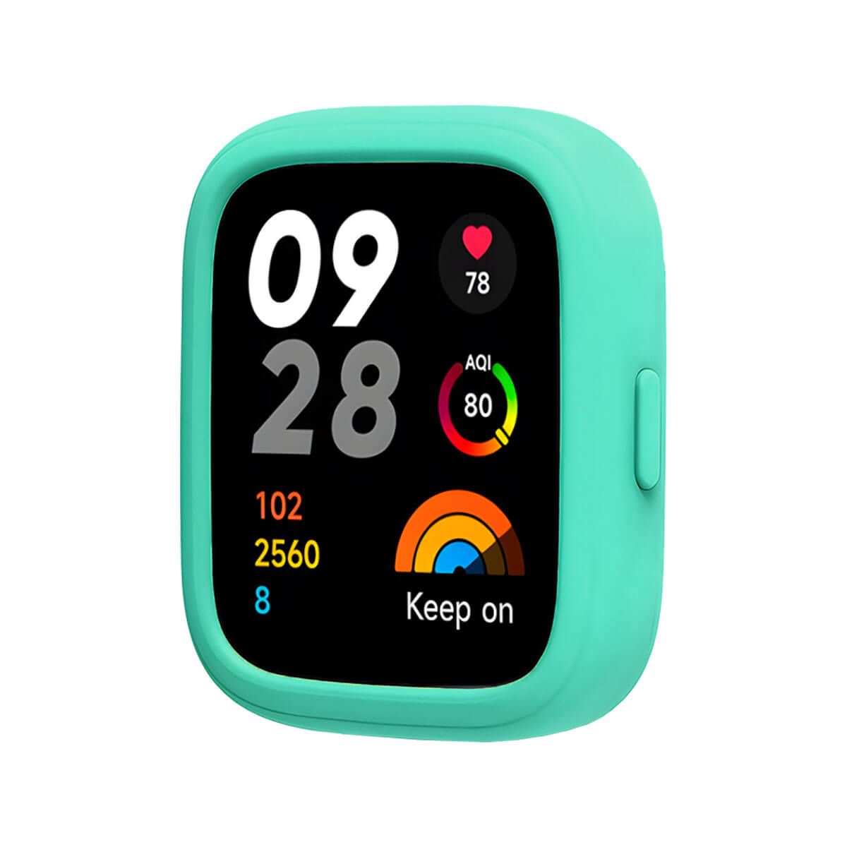 GENERICO - Case Silicona Para Redmi Watch 3 Verde Esmeralda