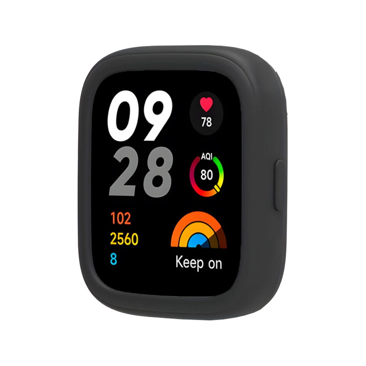 GENERICO - Case Silicona Para Redmi Watch 3 Gris