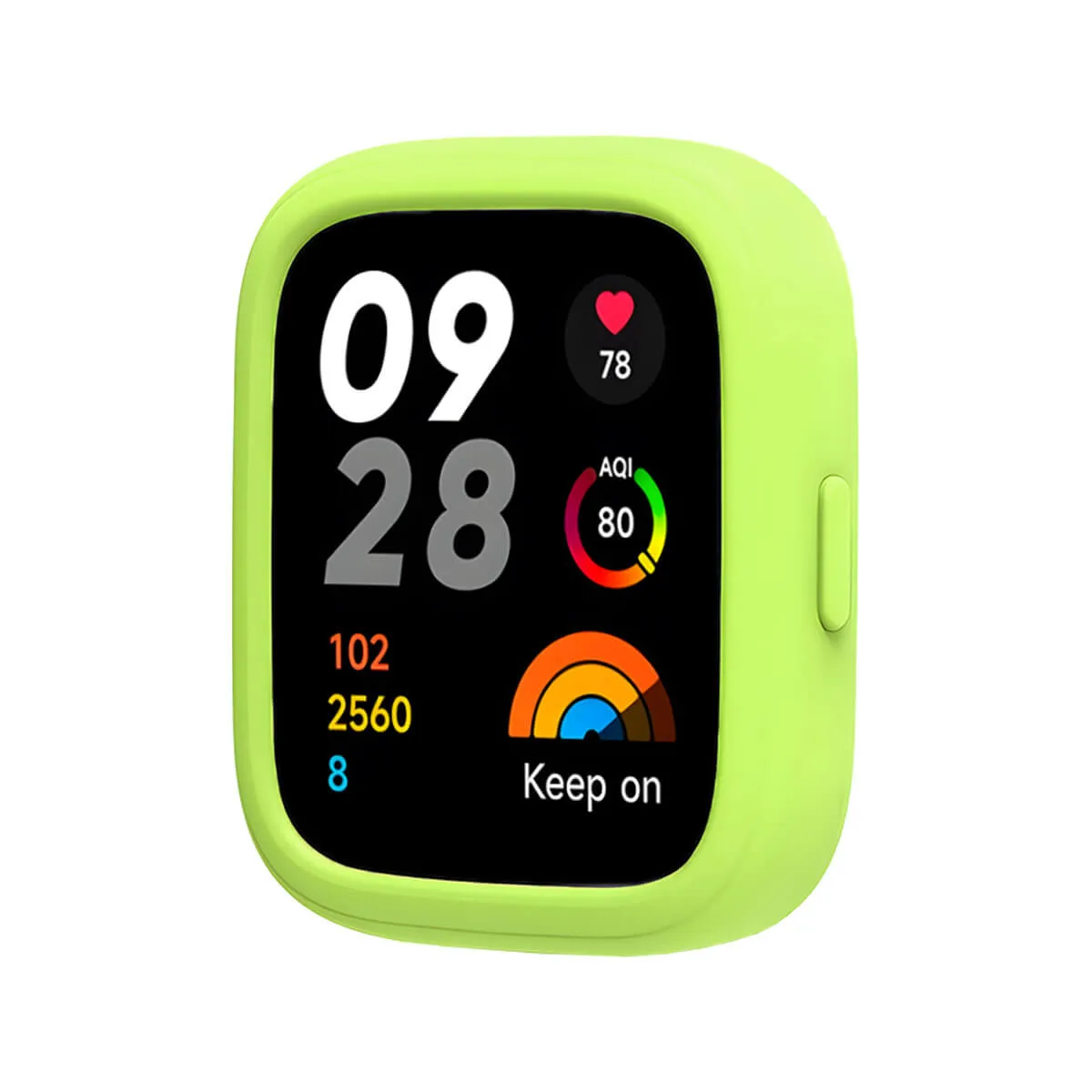 GENERICO - Case Silicona Para Redmi Watch 3 Verde Limon